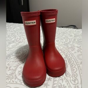 Hunter toddler rain boots size 9